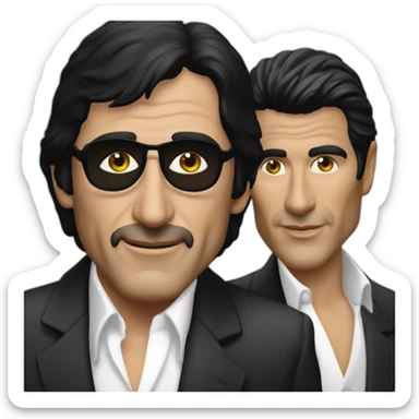 Lino ventura with Tony Montana sticker