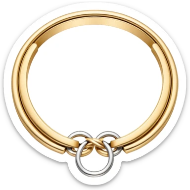 cartier trinity collar  sticker