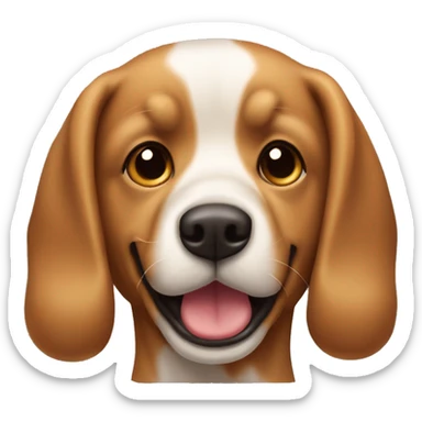 Cachorro caramelo por completo sticker