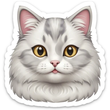 cute cat signaling accept sticker