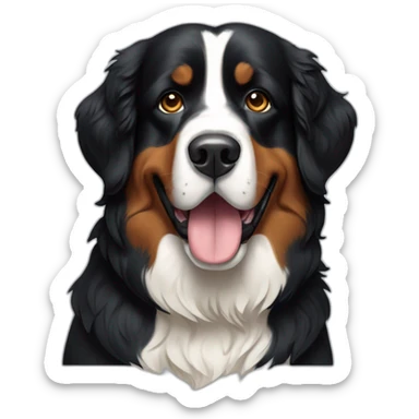 Irish Bernese mountain dog sticker
