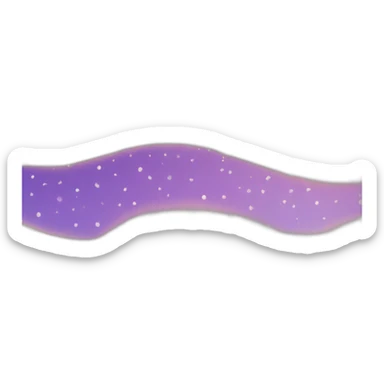 Waves with sparkles sticker