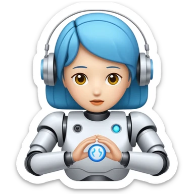 Topless girl bent over with her vagina exposed sticker