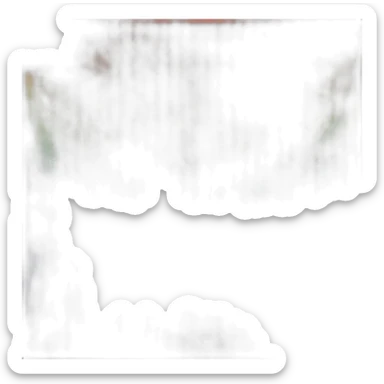 saturated rainbow with 7 colors sticker