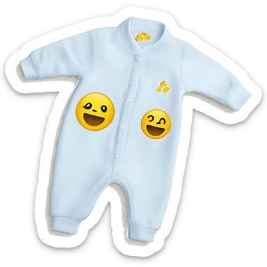 newborn jumpsuit sticker
