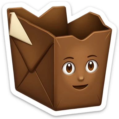 uma madeira com cara de sticker