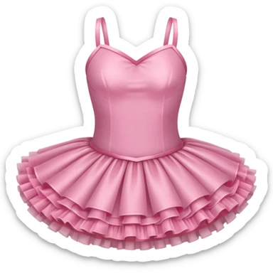 Pink tutu sticker