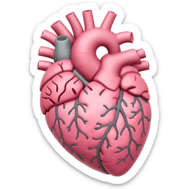 Brain and heart sticker