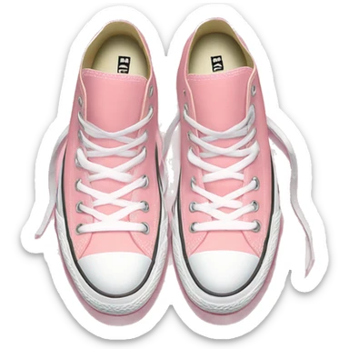 Light pink converse chucks sticker