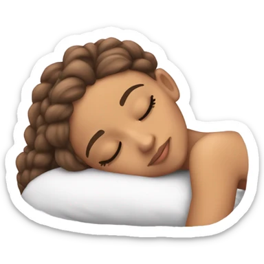 Ariana Grande sleeping sticker