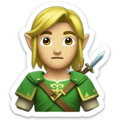 link legend of zelda sticker