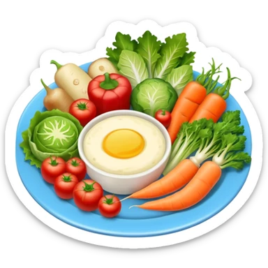 Balance meal sticker