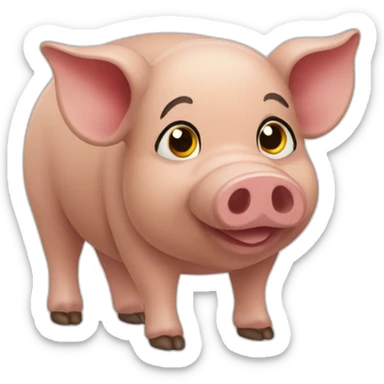 Cochon marocain sticker