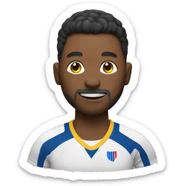 men handball player sticker