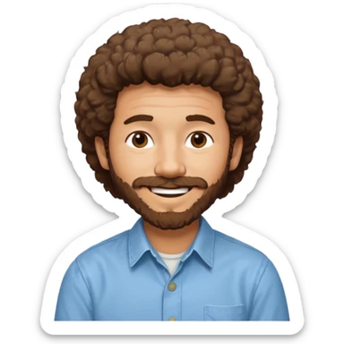 bob ross sticker
