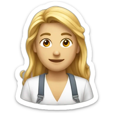 Quelqu'un qui salue un public sticker