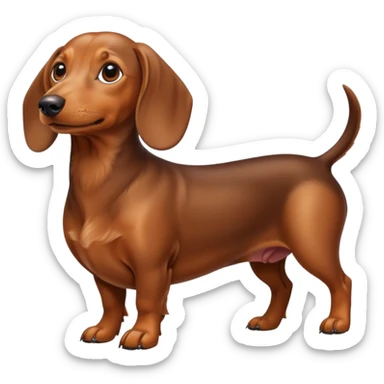Perro salchicha sticker