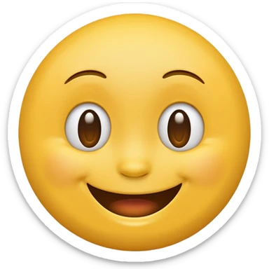 Smile emoji sticker