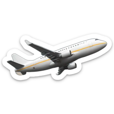 The plane crashed  sticker
