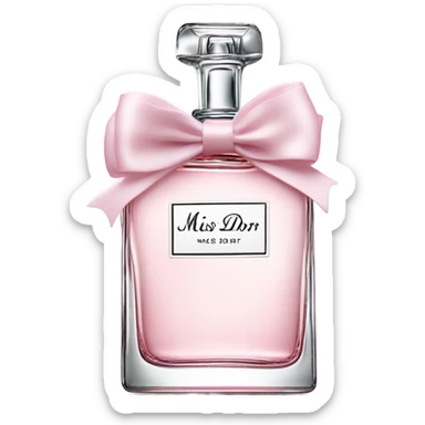 miss dior perfume sticker