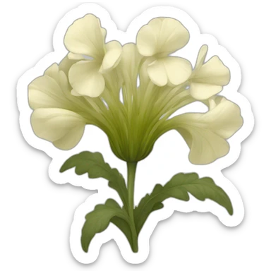 victorian FLOWER sticker