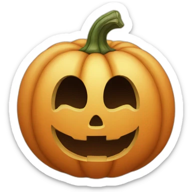 pumpkin halloween sticker