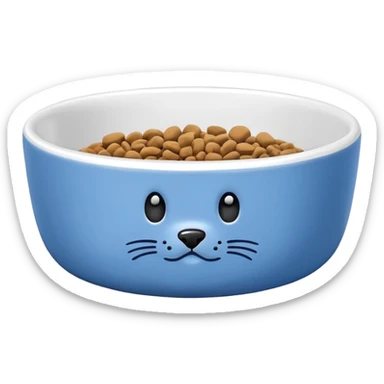 food bowl for pet sticker