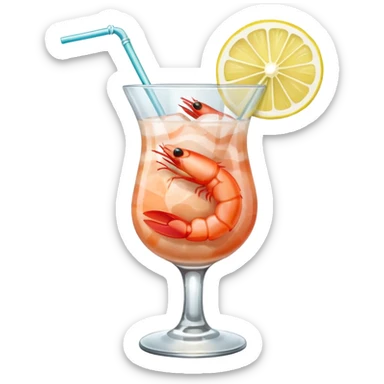 Cóctel de camaron sticker