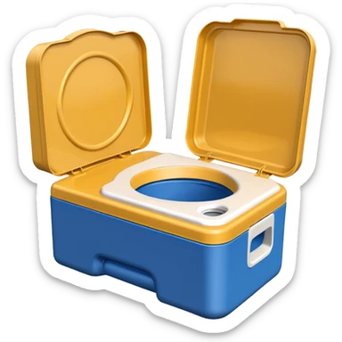 JJ echo portable toilet sticker