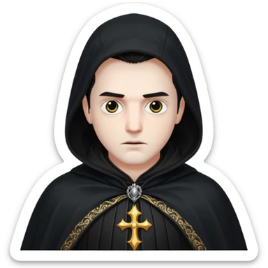 "Ange" diabolique homme sticker