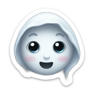 ghost casper cute child sticker
