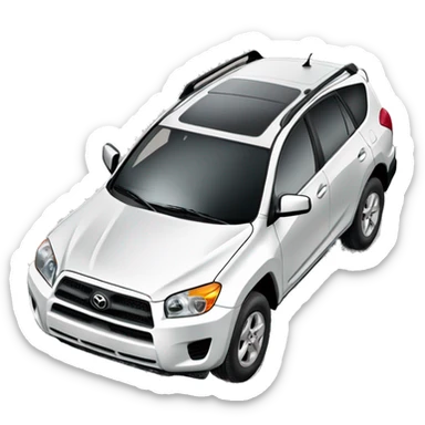 2009 Toyota RAV4 with brush guards sticker