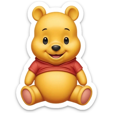 Make a Winnie the pooh emoji sticker