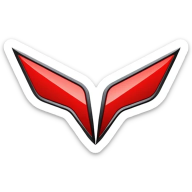 Corvette logo sticker