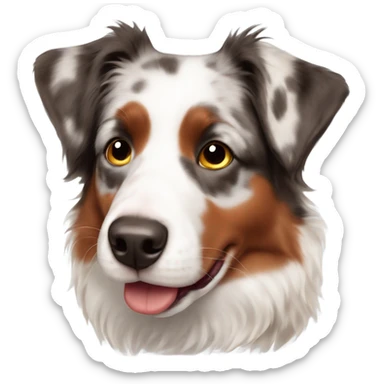 Red Merle Australian Shepherd  sticker