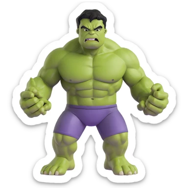 Hulk from Marvel sticker