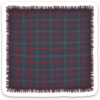 Tartan blanket  sticker