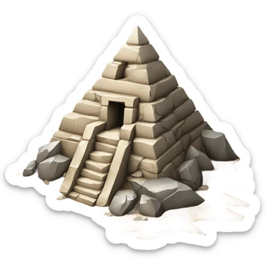 pyramid broken sticker