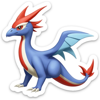 Latios-Inteleon-Lunala-Blaziken-Cresselia-Pokémon-Fakémon-fusion (full body) sticker