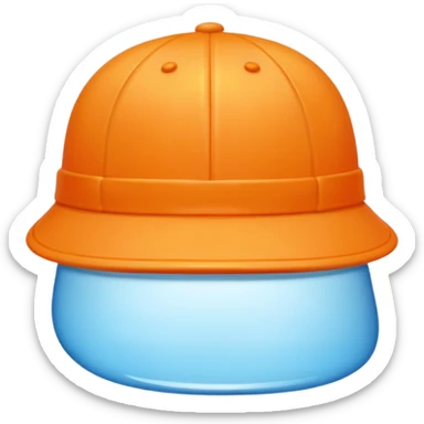 just an orange cap sticker