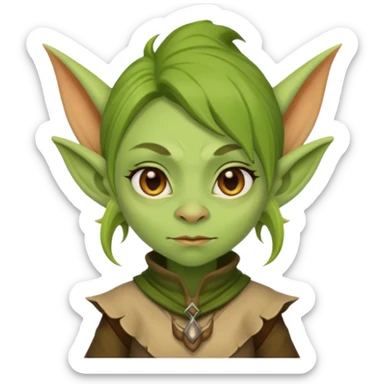 cute-female-goblin sticker