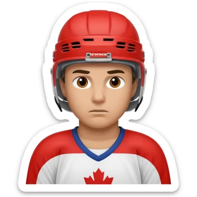 Hockey Player sticker