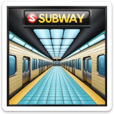 subway station sticker