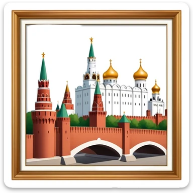 moscow kremlin sticker