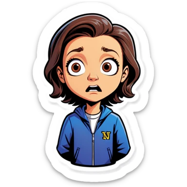 nervous norvis  sticker