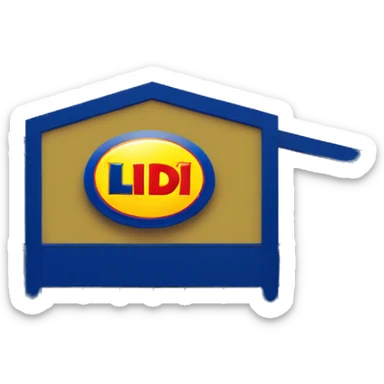 just logo of lidl store sticker