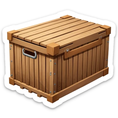 Dig in crate on roof of car sticker