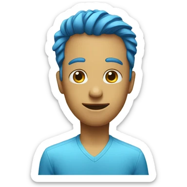 Blue verified check twitter sticker