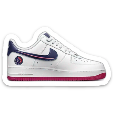 nike air force 1 collaboration with psg sticker