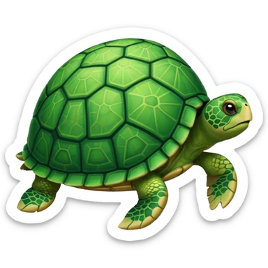 Turtle gardening sticker